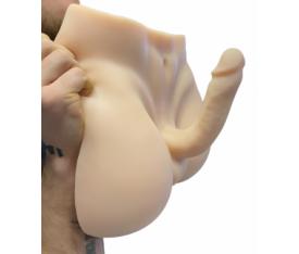 Erofoni Yeni Nesil Süper Lüks 5 Kg Realistik Anüslü Erkek Kalça Model 20 Cm Kaliteli Yapay Dildo Penis