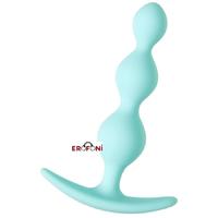 Erofoni Т-357039 Medikal Silikon 10 Cm Boğumlu Anal Açıcı Gevşetici Alıştırıcı Tıkaç Plug