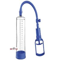 Erofoni 110828-BLUE Kaliteli Dayanıklı Mekanizma 20 CM Tetikli Mavi Penis Vakum Pompası