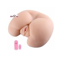 Erofoni LS-3016 Süper Realistik 2 İşlevli Büyük Boy Titreşimli 2 KG Kadın Kalça Suni Vajina Anüs Mastürbatör