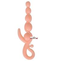 Erofoni 408-SKIN 22 CM Sıralı Anal ve Vajinal Zevk Topu Anal Plug Açıcı