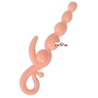 Erofoni 408-SKIN 22 CM Sıralı Anal ve Vajinal Zevk Topu Anal Plug Açıcı