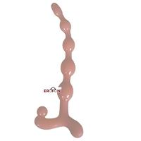 Erofoni 407-SKIN 23 CM Sıralı Anal ve Vajinal Zevk Topu Anal Plug Açıcı
