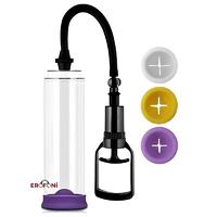 Erofoni A-9615 Yeni Nesil 3 Silikon Pompa Giriş Başlıklı 20 CM Vakumlu Penis Pompası