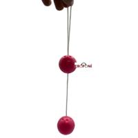 Erofoni 278-PINK Balls Pink İkili Vajinal Ve Anal Zevk Topu