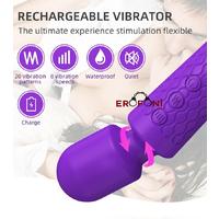 Erofoni BDM1137 Usb Şarjlı Medikal Silikon 20 Mod Titreşim ve 8 Fonksiyon Hız Teknolojik Erotik Masaj Vibratörü