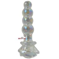 Erofoni  LS-HJMG-B-MULTİCOLORED Çok Renkli Komple Kaliteli Kalın Cam Yapı 14 CM Anal Açıcı Gevşetici Alıştırıcı Plug