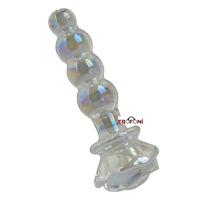 Erofoni  LS-HJMG-B-MULTİCOLORED Çok Renkli Komple Kaliteli Kalın Cam Yapı 14 CM Anal Açıcı Gevşetici Alıştırıcı Plug