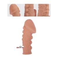 Erofoni ES-009 Ultra Soft Yumuşak Dokulu 15 CM Lüks Realistik Penis Kılıfı﻿﻿