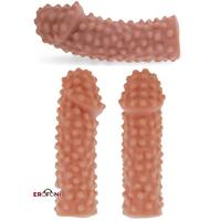 Erofoni ES-010 Ultra Soft Yumuşak Dokulu 15 CM Lüks Realistik Penis Kılıfı﻿﻿