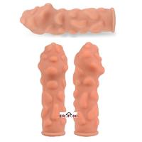 Erofoni ES-011 Ultra Soft Yumuşak Dokulu 15 CM Lüks Realistik Penis Kılıfı﻿﻿