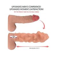 Erofoni ES-011 Ultra Soft Yumuşak Dokulu 15 CM Lüks Realistik Penis Kılıfı﻿﻿