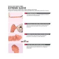 Erofoni ES-011 Ultra Soft Yumuşak Dokulu 15 CM Lüks Realistik Penis Kılıfı﻿﻿