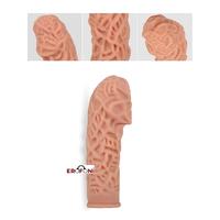 Erofoni ES-012 Ultra Soft Yumuşak Dokulu 15 CM Lüks Realistik Penis Kılıfı﻿﻿