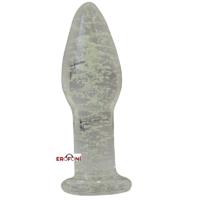 Erofoni LS-A46(NOCTİLUCE) Gece Karanlıkta Parlayan Komple Kaliteli Kalın Cam Yapı 12 Cm Anal Plug