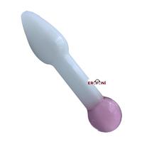Erofoni LS-A29 Komple Kalın Cam Yapı 13 cm Anal Gevşetici Alıştırıcı Plug