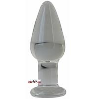 Erofoni LS-N06 Komple Kaliteli Kalın Cam Yapı 10 cm Anal Açıcı Alıştırıcı Gevşetici Tıkaç Plug