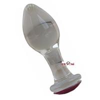 Erofoni LS-34MM Komple Kaliteli Kalın Cam Yapı 11 Cm Anal Alıştırıcı Gevşetici Tıkaç Plug