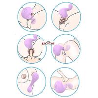 Erofoni LS-0156-LİLA-APP Telefon Uyumlu Usb Şarjlı Klitoris Emici App Uygulamalı Titreşimli Su Geçirmez Teknolojik Vibratör