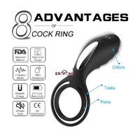 Erofoni LS-0057-SİYAH Uzaktan Kumandalı Usb Şarjlı Su Geçirmez Titreşimli Teknolojik Wireless Penis Halkası