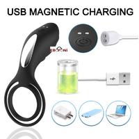 Erofoni LS-0057-SİYAH Uzaktan Kumandalı Usb Şarjlı Su Geçirmez Titreşimli Teknolojik Wireless Penis Halkası