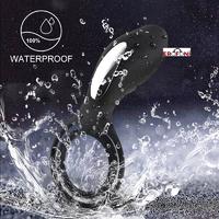 Erofoni LS-0057-SİYAH Uzaktan Kumandalı Usb Şarjlı Su Geçirmez Titreşimli Teknolojik Wireless Penis Halkası