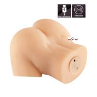 Erofoni LS-00603 Usb Şarjlı 25 Cm İnleme Sesli 2 KG Kulaklıklı Realistik 2 İşlevli Titreşimli Yapay Suni Vajina Anüs Kadın Kalça Mastürbatör