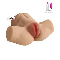 Erofoni LS-00612 Süper Realistik 30 CM Titreşimli 2 İşlevli Yapay Suni Vajina Anüs Kadın Kalça Mastürbatör