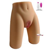 Erofoni LS-00627 Büyük Boy 4.5 KG Titreşimli Realistik 2 İşlevli Yapay Suni Vajina Anüs Kalça Mastürbatör 