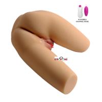 Erofoni LS-00627 Büyük Boy 4.5 KG Titreşimli Realistik 2 İşlevli Yapay Suni Vajina Anüs Kalça Mastürbatör 