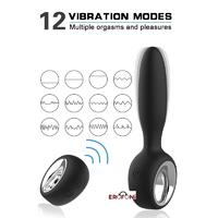 Erofoni LS-0063 Uzaktan Kumandalı Usb Şarjlı Teknolojik Titreşimli 15 Cm Anal Alıştırıcı Gevşetici Plug