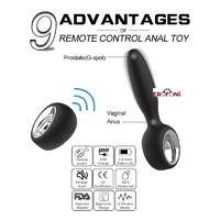 Erofoni LS-0063 Uzaktan Kumandalı Usb Şarjlı Teknolojik Titreşimli 15 Cm Anal Alıştırıcı Gevşetici Plug