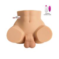 Erofoni LS-00652 Büyük Boy 6 KG Titreşimli Testisli Ve Anüslü Ultra Süper Realistik Erkek Kalçası Mastürbatör 