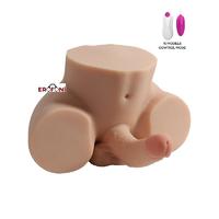 Erofoni LS-00663 Büyük Boy 40 Cm 6 KG Realistik 19 Cm Penis Titreşimli 3 İşlevli Suni Vajina Kalça Mastürbatör