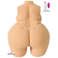Erofoni LS-00726 Büyük Boy 8 KG Süper Realistik 40 CM Titreşimli 2 İşlevli Yapay Suni Vajina Anüs Kadın Vücut Şişman Torso Manken