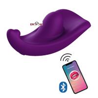 Erofoni LS-0074-APP-MOR Telefon Uyumlu Usb Şarjlı Çamaşır Altına Giyilebilir App Uygulamalı Titreşimli Vibratör