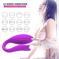 Erofoni LS-0097-MOR Uzaktan Kumandalı Usb Şarjlı Su Geçirmez Çift Motorlu Teknolojik 12 Hız Titreşimli Vibratör