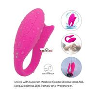 Erofoni LS-0097-PEMBE Uzaktan Kumandalı Usb Şarjlı Su Geçirmez Çift Motorlu Teknolojik 12 Hız Titreşimli Vibratör