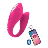 Erofoni LS-0098-APP-PEMBE Telefon Uyumlu Usb Şarjlı Su Geçirmez App Uygulamalı Titreşimli Teknolojik Realistik Vibratör
