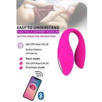 Erofoni LS-0098-APP-PEMBE Telefon Uyumlu Usb Şarjlı Su Geçirmez App Uygulamalı Titreşimli Teknolojik Realistik Vibratör