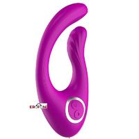 Erofoni LS-0101-B-MOR Uzaktan Kumandalı Usb Şarjlı Su Geçirmez Çift Motorlu Teknolojik 12 Hız Titreşimli Vibratör