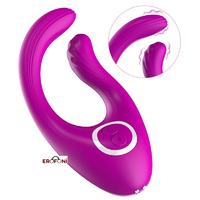 Erofoni LS-0101-B-MOR Uzaktan Kumandalı Usb Şarjlı Su Geçirmez Çift Motorlu Teknolojik 12 Hız Titreşimli Vibratör