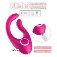 Erofoni LS-0101-B-PEMBE Uzaktan Kumandalı Usb Şarjlı Su Geçirmez Çift Motorlu Teknolojik 12 Hız Titreşimli Vibratör