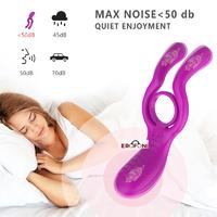 Erofoni LS-0133-MOR Usb Şarjlı Uzaktan Kumandalı Su Geçirmez 12 Adet Süper Teknolojik Titreşimli Penis Halkası