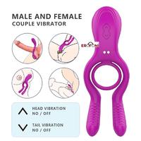 Erofoni LS-0133-MOR Usb Şarjlı Uzaktan Kumandalı Su Geçirmez 12 Adet Süper Teknolojik Titreşimli Penis Halkası