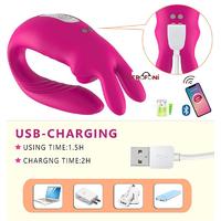 Erofoni LS-0159-PEMBE-APP Telefon Uyumlu Usb Şarjlı Çift Motorlu Su Geçirmez We Vibe App Uygulamalı Titreşimli Teknolojik Vibratör