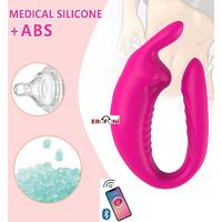 Erofoni LS-0159-PEMBE-APP Telefon Uyumlu Usb Şarjlı Çift Motorlu Su Geçirmez We Vibe App Uygulamalı Titreşimli Teknolojik Vibratör