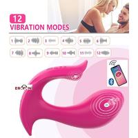Erofoni LS-0160-APP-PEMBE Telefon Uyumlu Usb Şarjlı Su Geçirmez Çiftlere Özel App Uygulamalı Teknolojik Titreşimli Vibratör