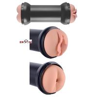 Erofoni LS-017B Çift Taraflı 21 CM Fener Tipi 2 İşlevli Süper Realistik Suni Vajina Anüs Mastürbatör