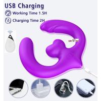 Erofoni LS-0466 Uzaktan Kumandalı Çiftlere Özel 3 Motorlu Usb Şarjlı Su Geçirmez Teknolojik Titreşimli Vibratör